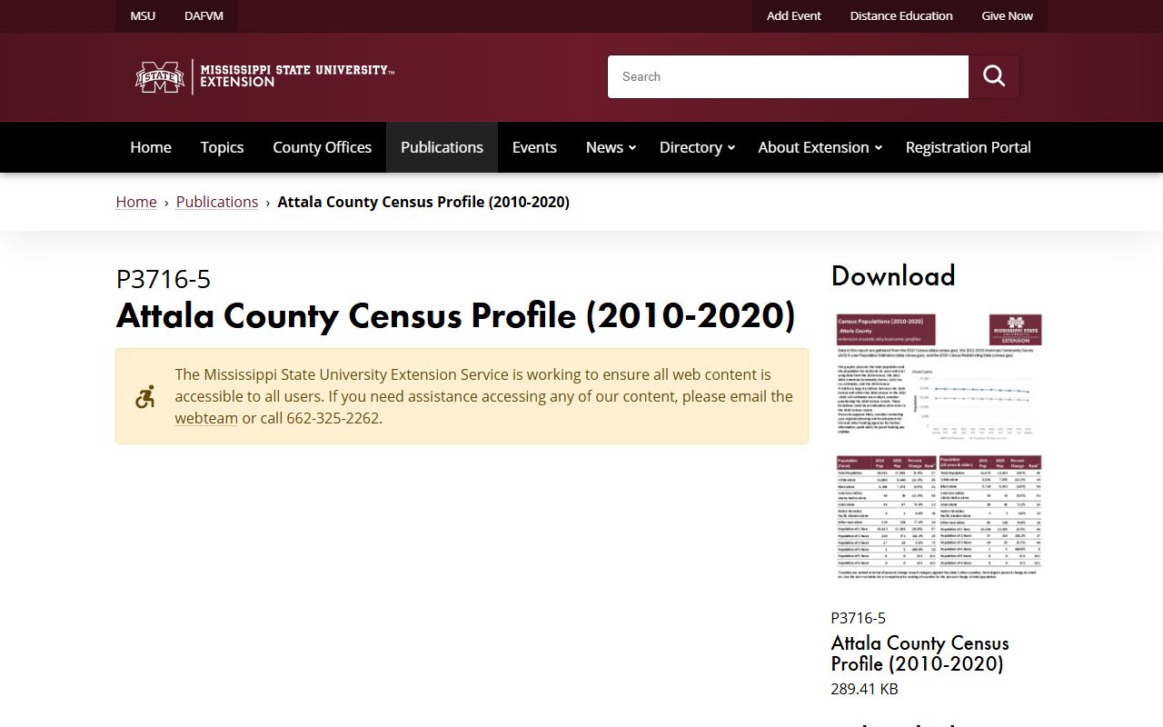 Attala County marriage records census profile